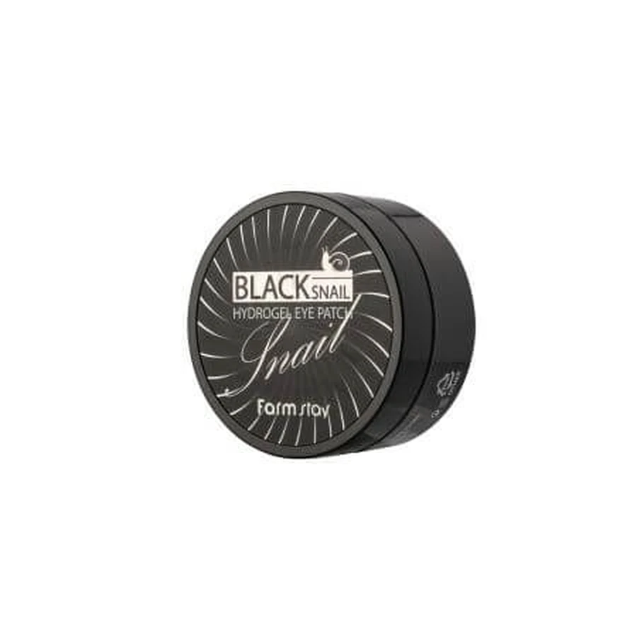 Parches hidratantes para ojos con extracto de caracol negro, 90 g, Farmstay