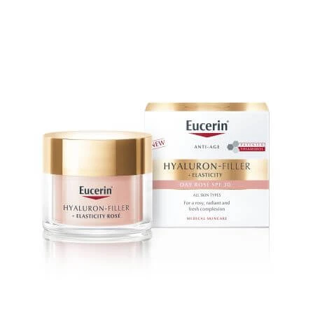 Tagescreme SPF30 Hyaluron Filler + Elastizität Rose, Eucerin