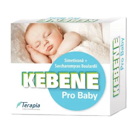 Kebene Pro Baby Simethicon Tropfen zum Einnehmen + Saccharomyces Boulardii, 20 ml + 2g, Therapy Sa
