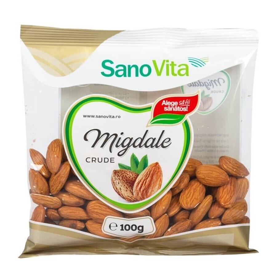 Migdale crude, 100 gr, Sanovita