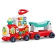 Treno giocattolo 4 in 1, 1 anno+, Rosso, Hola