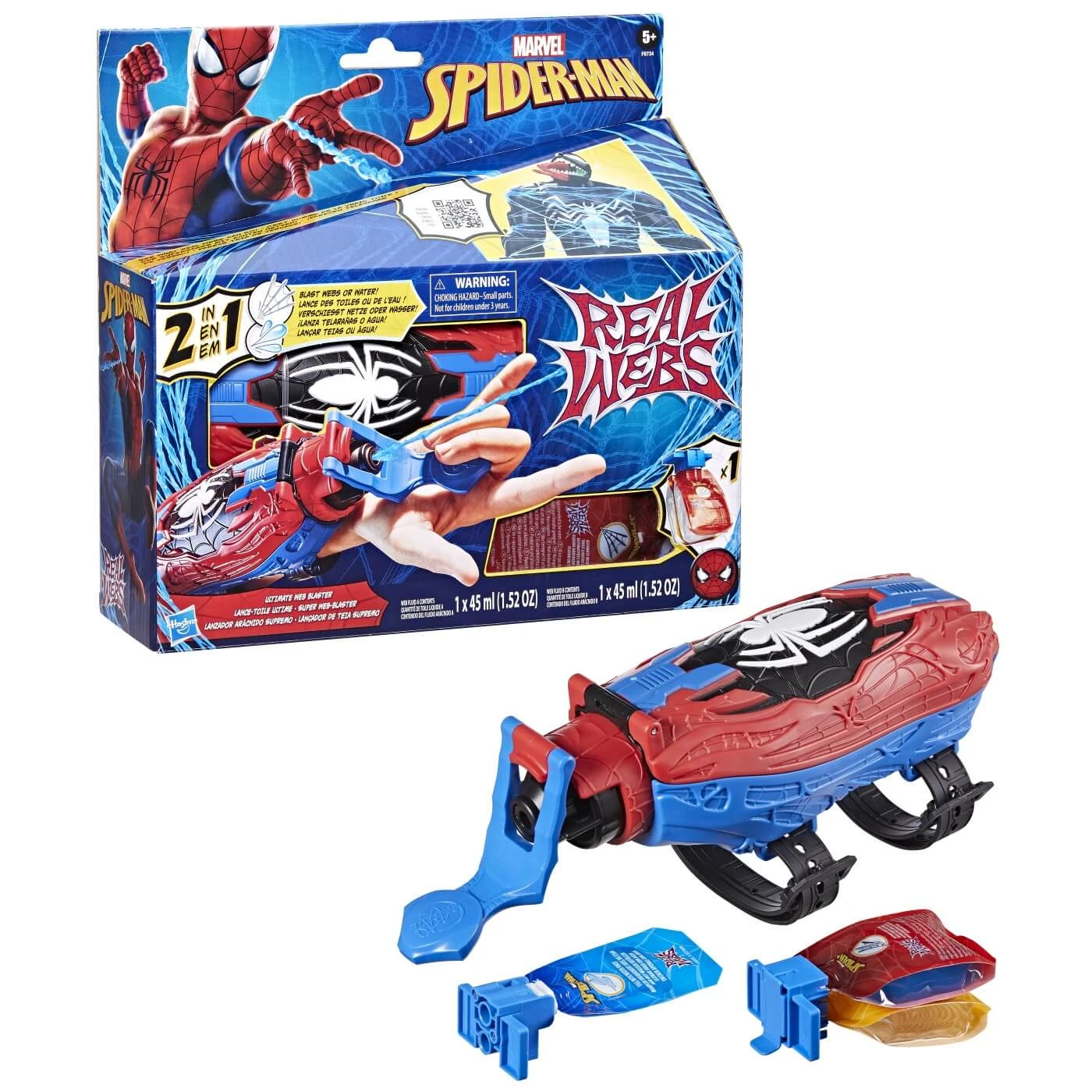 Ultimate Web Spiderman Web Blaster, ab 5 Jahren, Hasbro