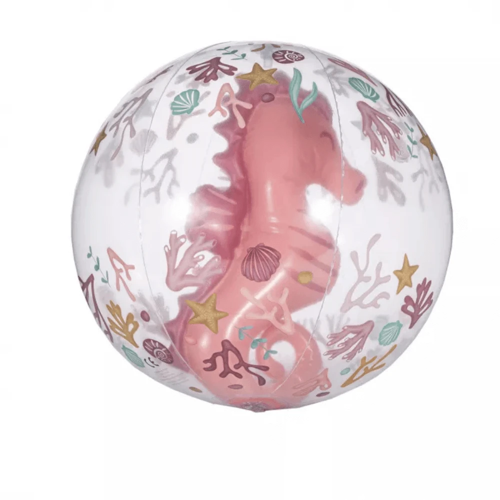 Strandball mit 3D-Figur Ocean Dreams, 2 Jahre+, Pink, Little Dutch