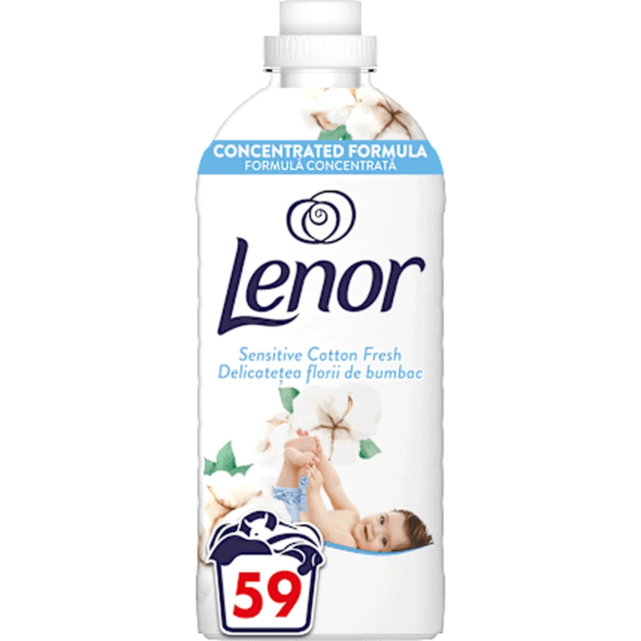 Lenor Sensitive Wäschepflegemittel 59 Wäschen, 1,24 l