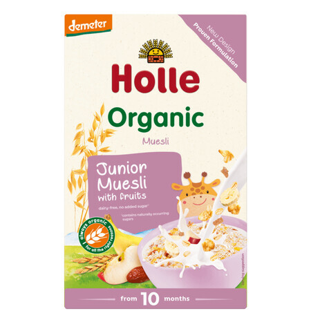 Öko-Frucht-Müsli-Mix, +10 Monate, 250 g, Holle Babynahrung