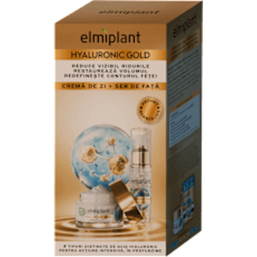 Elmiplant Zestaw krem na dzień + serum do twarzy, 2 szt.: ceny i cechy