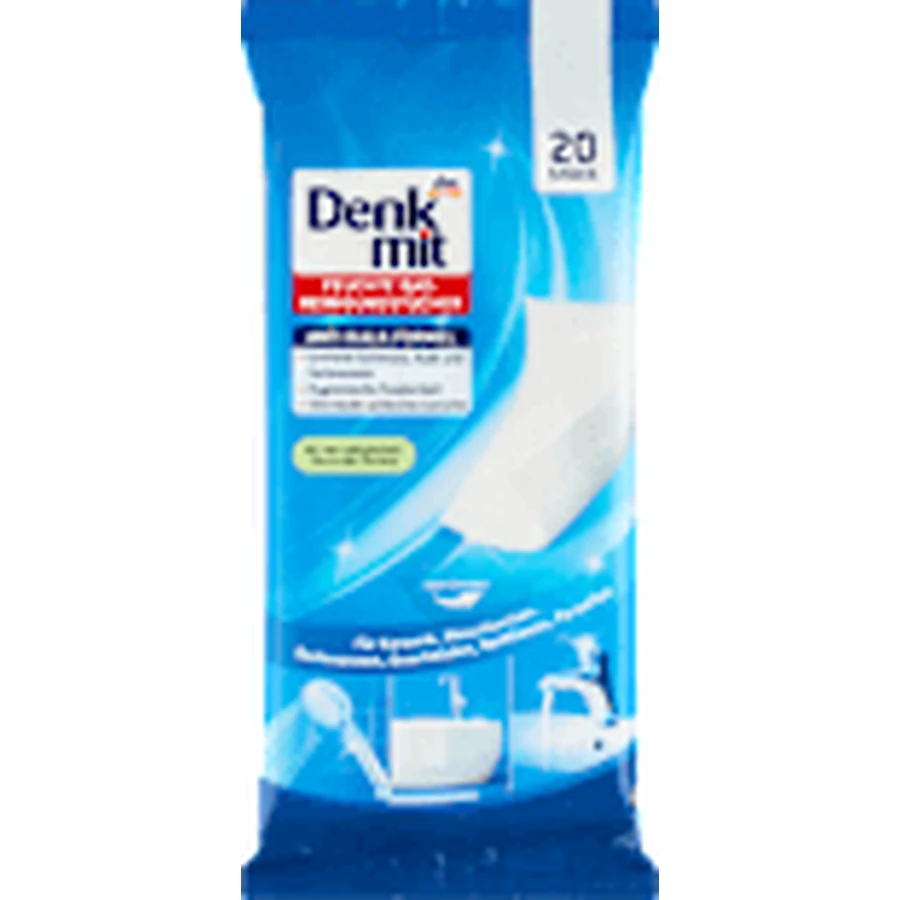 Denkmit Salviette umidificate per la pulizia del bagno, 20 pz.