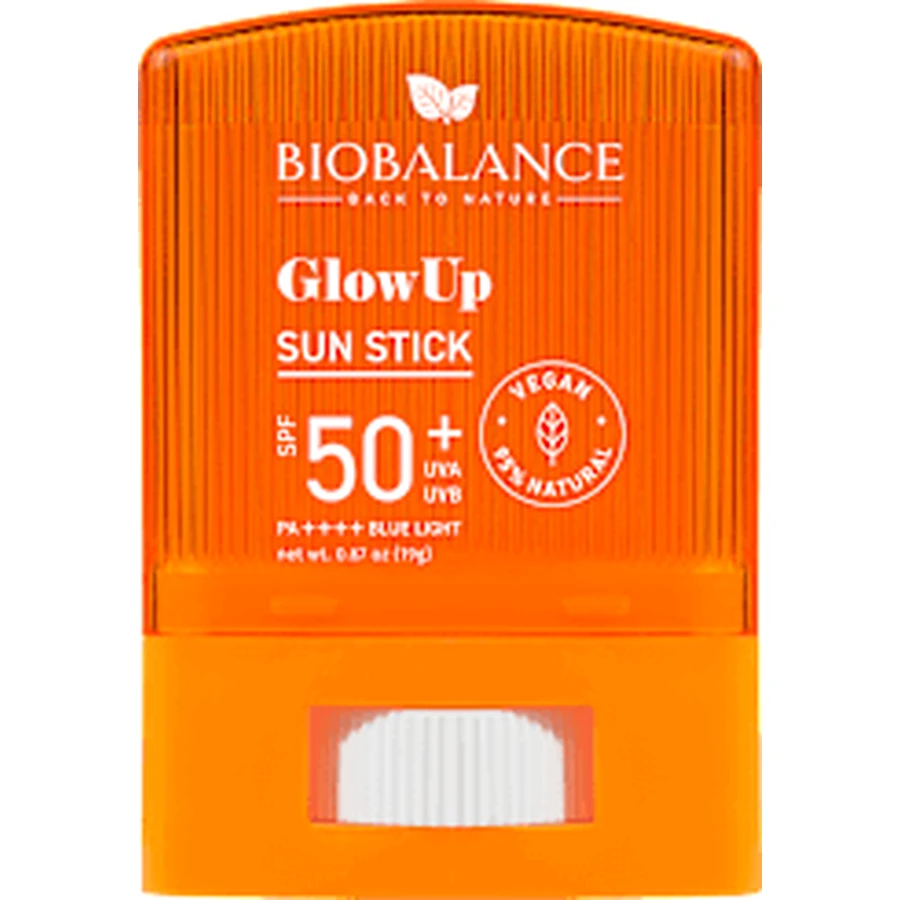BIOBALANCE GLOW UP Sunscreen Stick SPF 50 GLOW UP, 19 ml