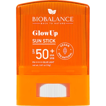 BIOBALANCE GLOW UP Sunscreen Stick SPF 50 GLOW UP, 19 ml