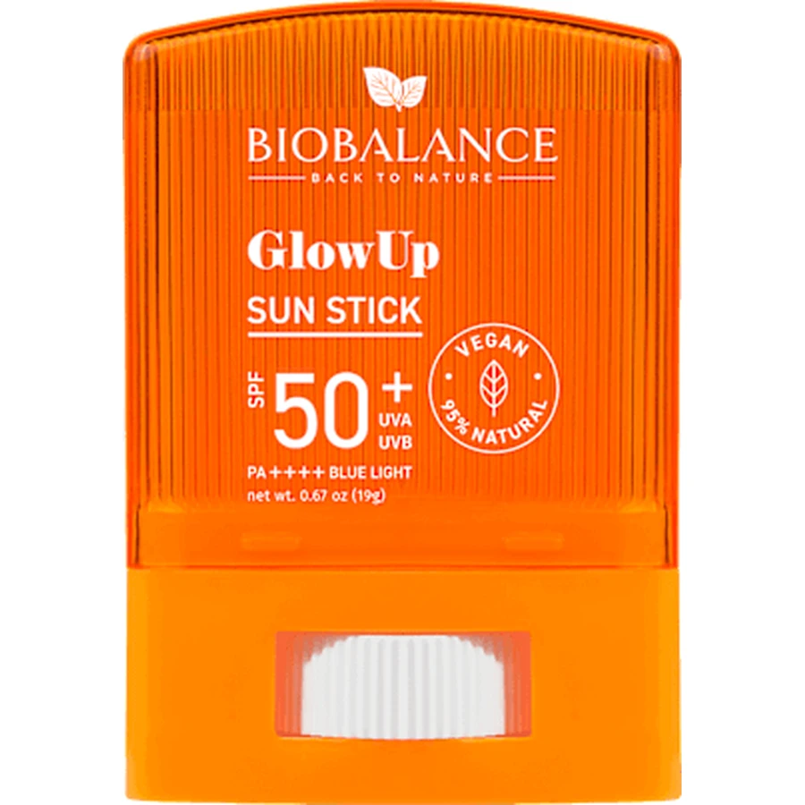 BIOBALANCE GLOW UP Sunscreen Stick SPF 50 GLOW UP, 19 ml