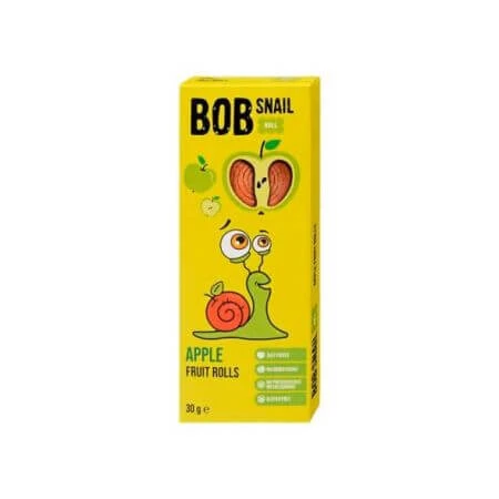 Apfelbrötchen Natur, 30 g, Bob Snail