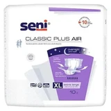 Scutece pentru adulti Extra Large Classic Plus Air, 10 bucati, Seni