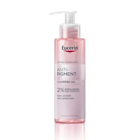 Exfoliating Cleansing Gel mit 2% AHA Anti-Pigment, 200 ml, Eucerin
