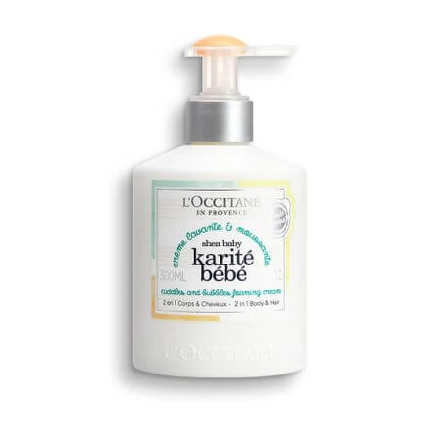 Shea Baby Schäumende Baby-Reinigungscreme, 300 ml, L'Occitane