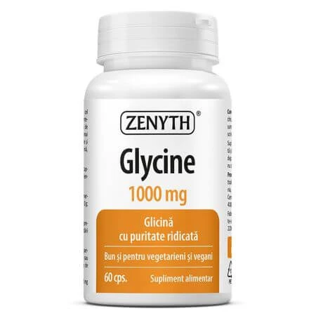 Glycin, 60 Kapseln, Zenyth