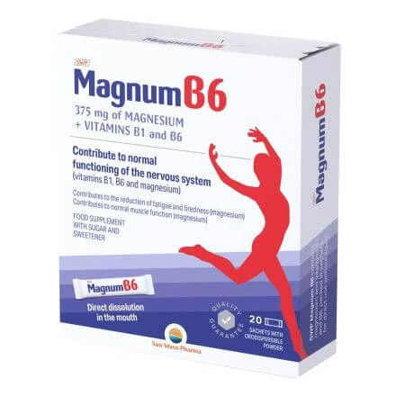 Magnum B6, 20 Portionsbeutel, Sun Wave Pharma