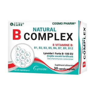 Natürlicher B-Komplex, 30 Kapseln, Cosmopharm