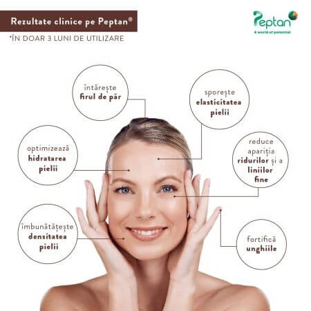 Collagene marino puro con vitamina C m16, 15 bustine x 10,1 g, Molecules of Youth