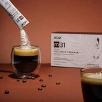 Crema di collagene bovino con peptidi m31, 15 bustine x 7 g, Molecules of Youth