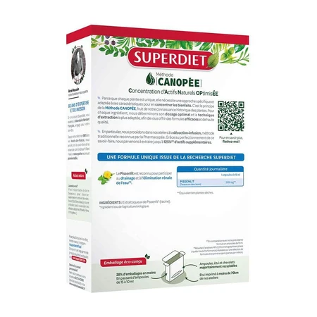 Superdiet Păpădie Bio Eliminare 20 Ampule Drainage Et Élimination 15ml
