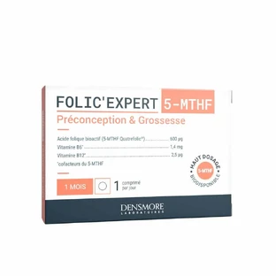 Densmore Folic'expert acid folic (5-MTHF) preconcepție și sarcină 30 comprimate