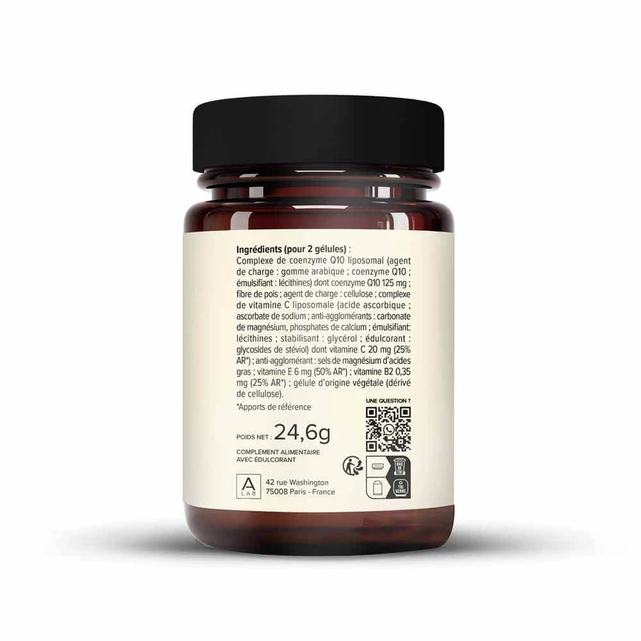 A-LAB Coenzima Q10 lipozomală antioxidantă antiîmbătrânire 60 capsule