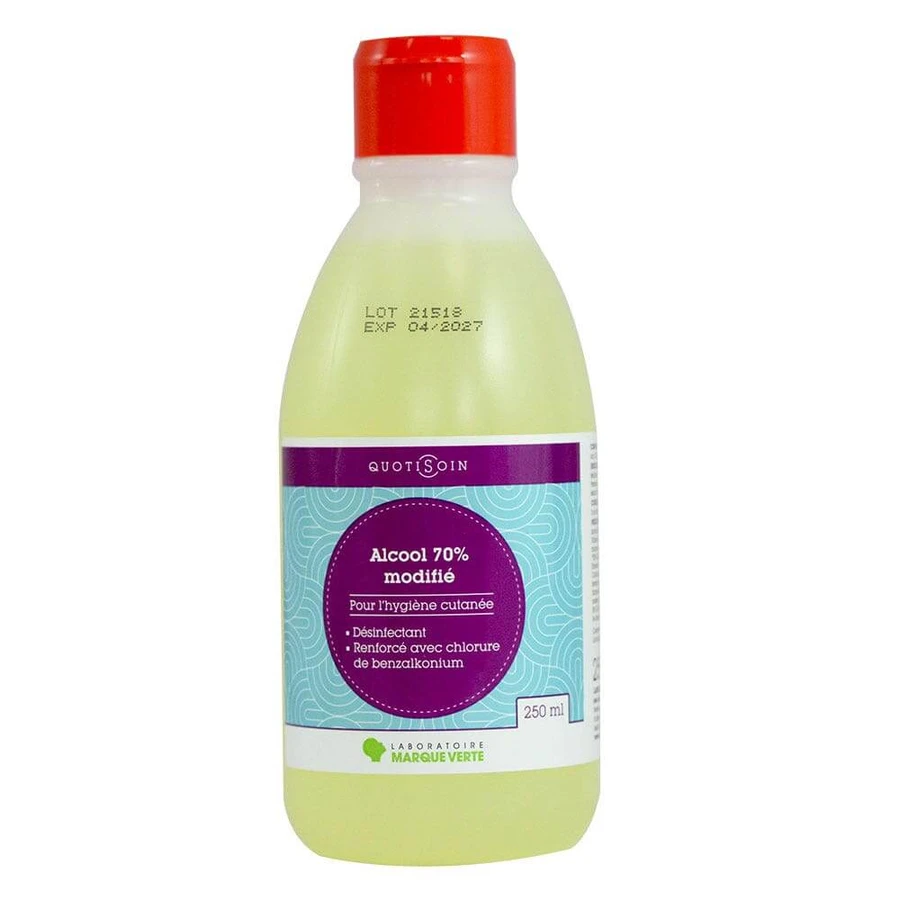Marque Verte Quotisoin 70% alcool modificat Pentru igiena pielii 250ml