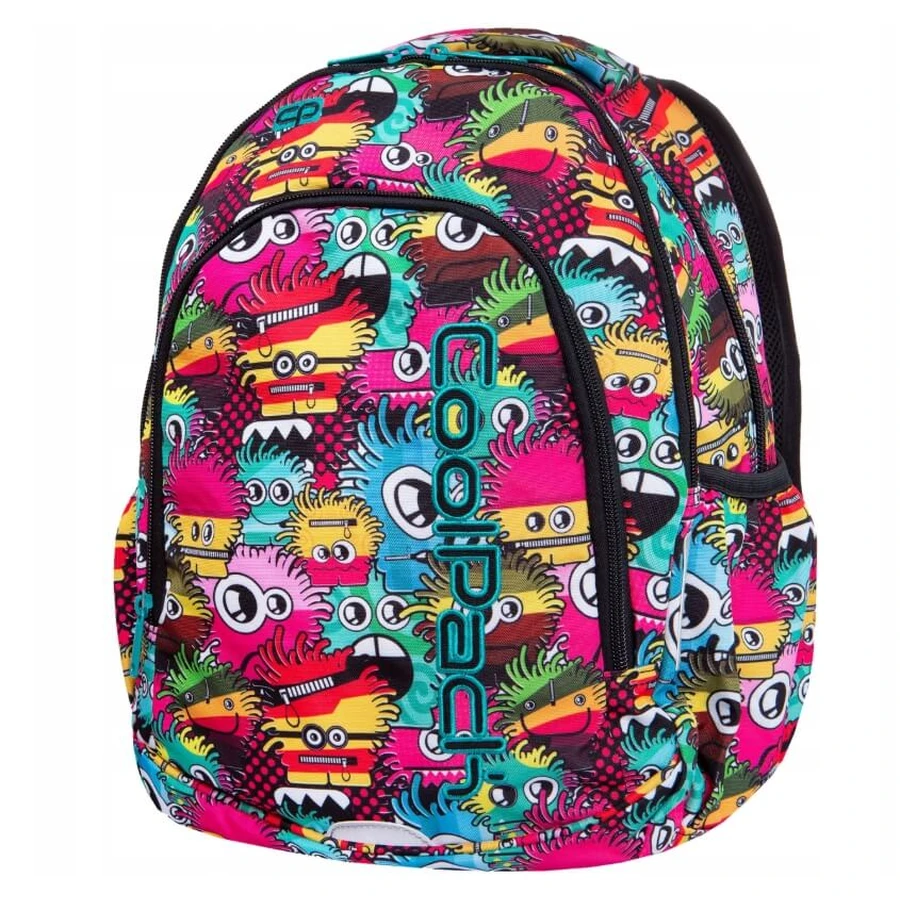 CoolPack Prime Wiggly Eyes Zaino scolastico per ragazzi rosa