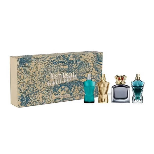 Jean Paul Gaultier Miniatur-Parfüm Miniatur-Set für Männer, 4 x 7 ml