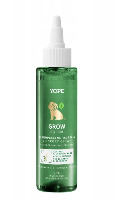 Yope Grow my Hair Micropeeling Kopfhautbehandlung 98%, 115 ml