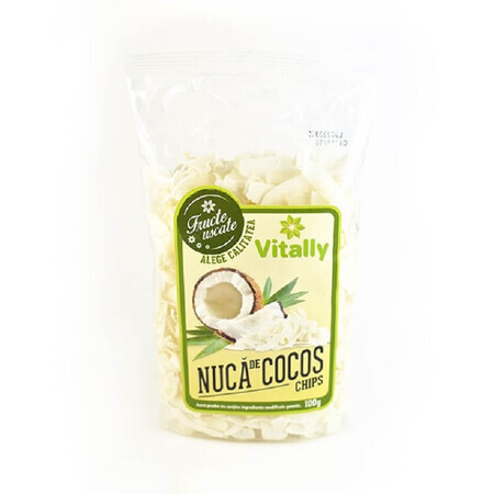 Kokosnuss-Chips, 100 gr, Vitally