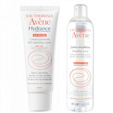 Oferta Pachet Avene Cremă Hidratantă Optimale UV Riche și Loțiune Micelară, Pierre Fabre