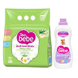 Oferta Pachet Detergent cu Aloe Vera, 1,5Kg, și balsam cu lavanda, 250ml, Teo Bebe