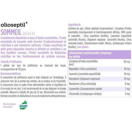 Olioseptil Sleep, 30 Kapseln, Laboratoires Ineldea