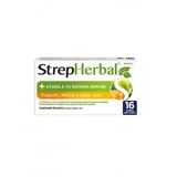 Strepherbal 16 Propolis Lutschtabletten mit Melissen- und Honiggeschmack
