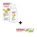 Pachet Apa de gura Lacalut +6 ani, 300 ml si Pasta de dinti Lacalut Kids 4-8 ani, 50 ml, Theiss Naturwaren