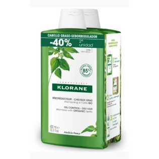 Klorane DUPLO Brennnessel Shampoo 2X400 ml