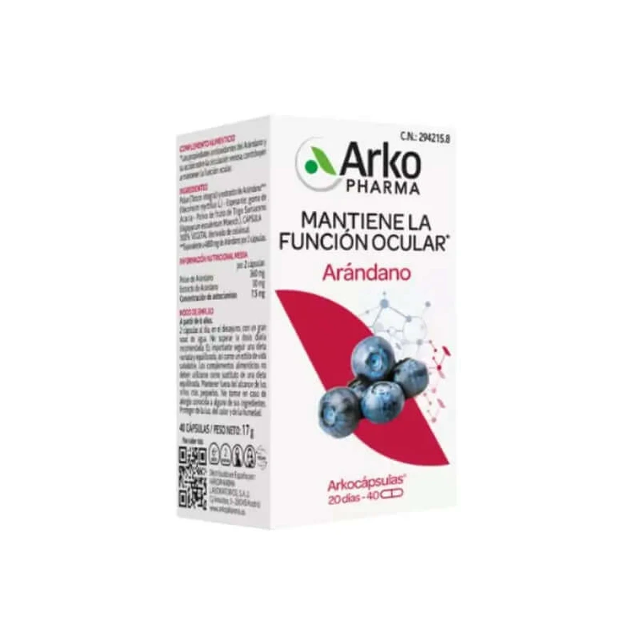 Arkocapsules Owoc borówki czarnej 40 kaps: ceny i cechy