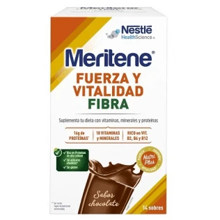 Meritene Strength & Vitality FIBRE Chocolate 14 Umschläge