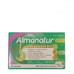 Almanatur 40 Kautabletten Minzgeschmack