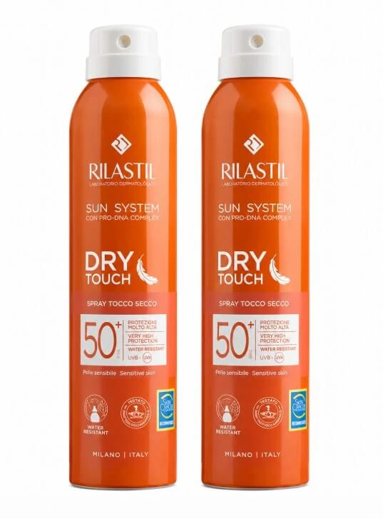 Rilastil Sun System DUPLO Spray Dry Touch SPF50+, 2x200ml