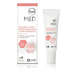 BE+ Med Balsam für rissige Lippen, Nase und Periorbitalbereich 15ml