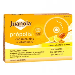 Juanola Propolis Honig & Zitronengeschmack 24 Tabletten