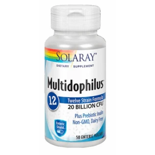 Solaray Multidophilus 12, 50 Vegcaps Magensaftresistenz