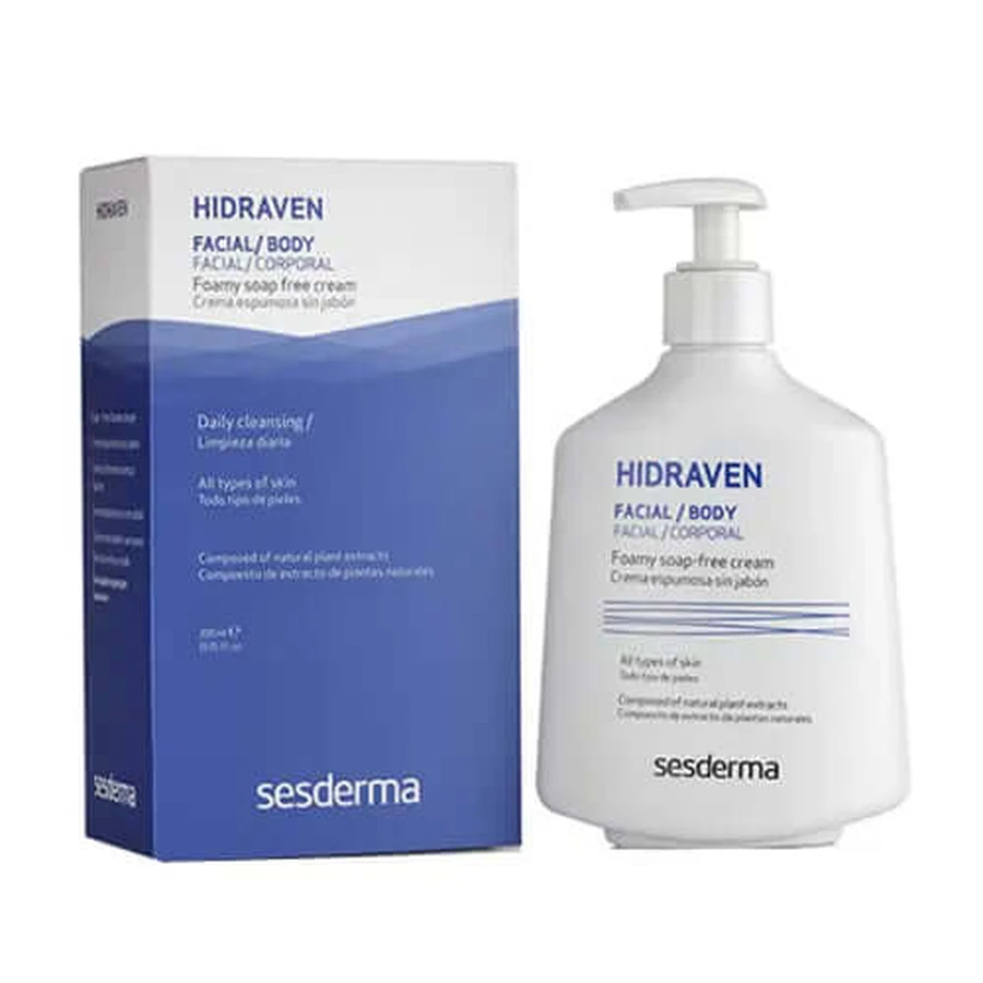 Sesderma Hidraven Cremă spumantă fără săpun, 300ml