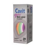 Cavit 9 plus fără zahăr, 20 tablete, Biofarm