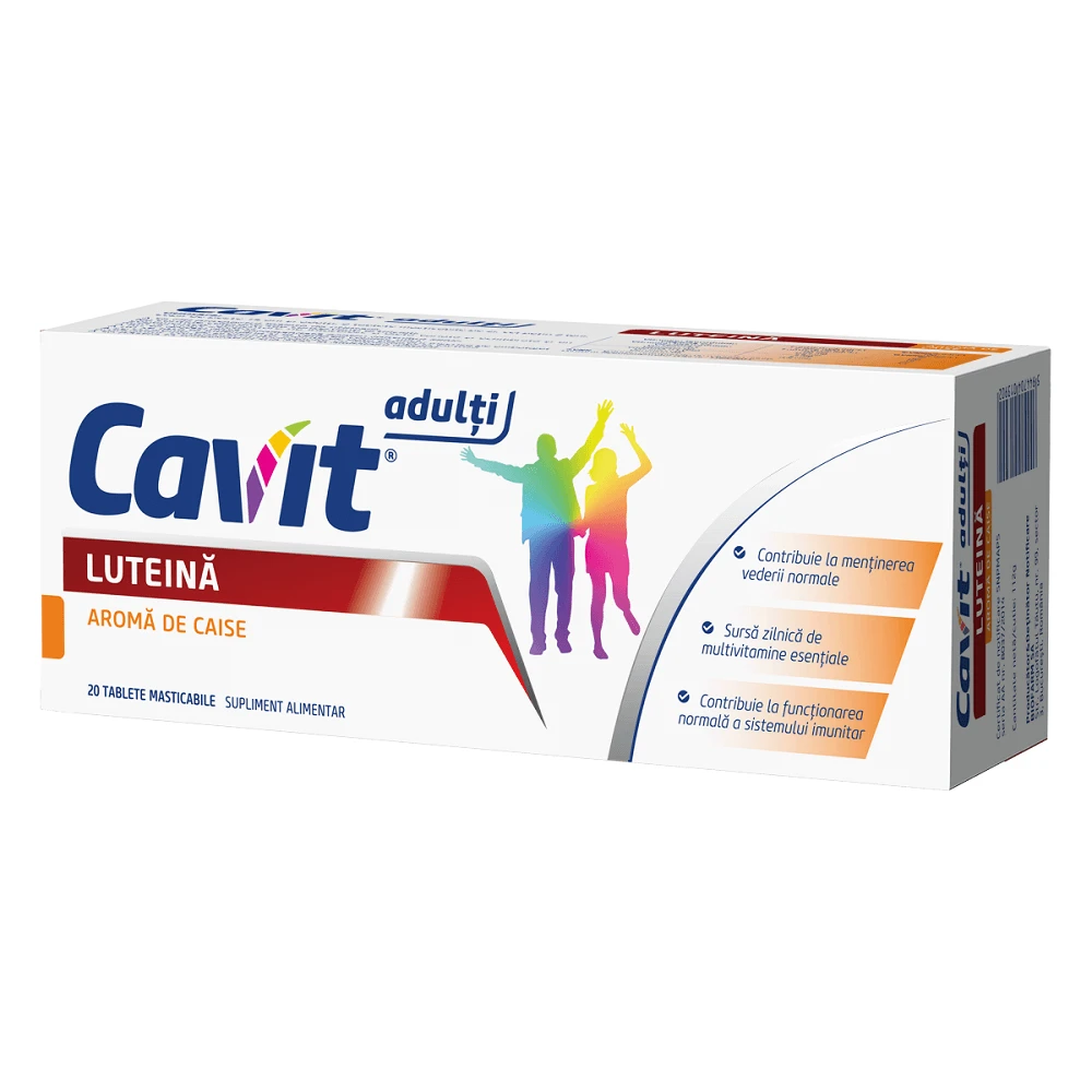 Cavit Adults Lutein, 20 Kautabletten, Biofarm