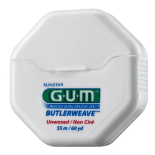 GUM ButlerWeave Ață dentară cu ceară 55m