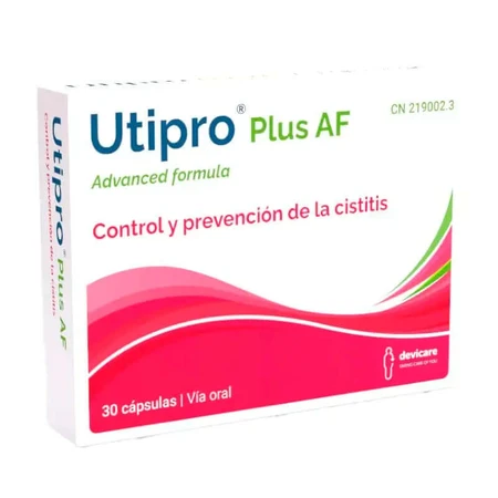 Utipro Plus AF 30 kapsułek: ceny i cechy