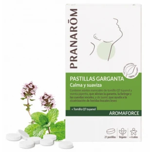 Pranarom Aromaforce pastiglie per la gola, 21u